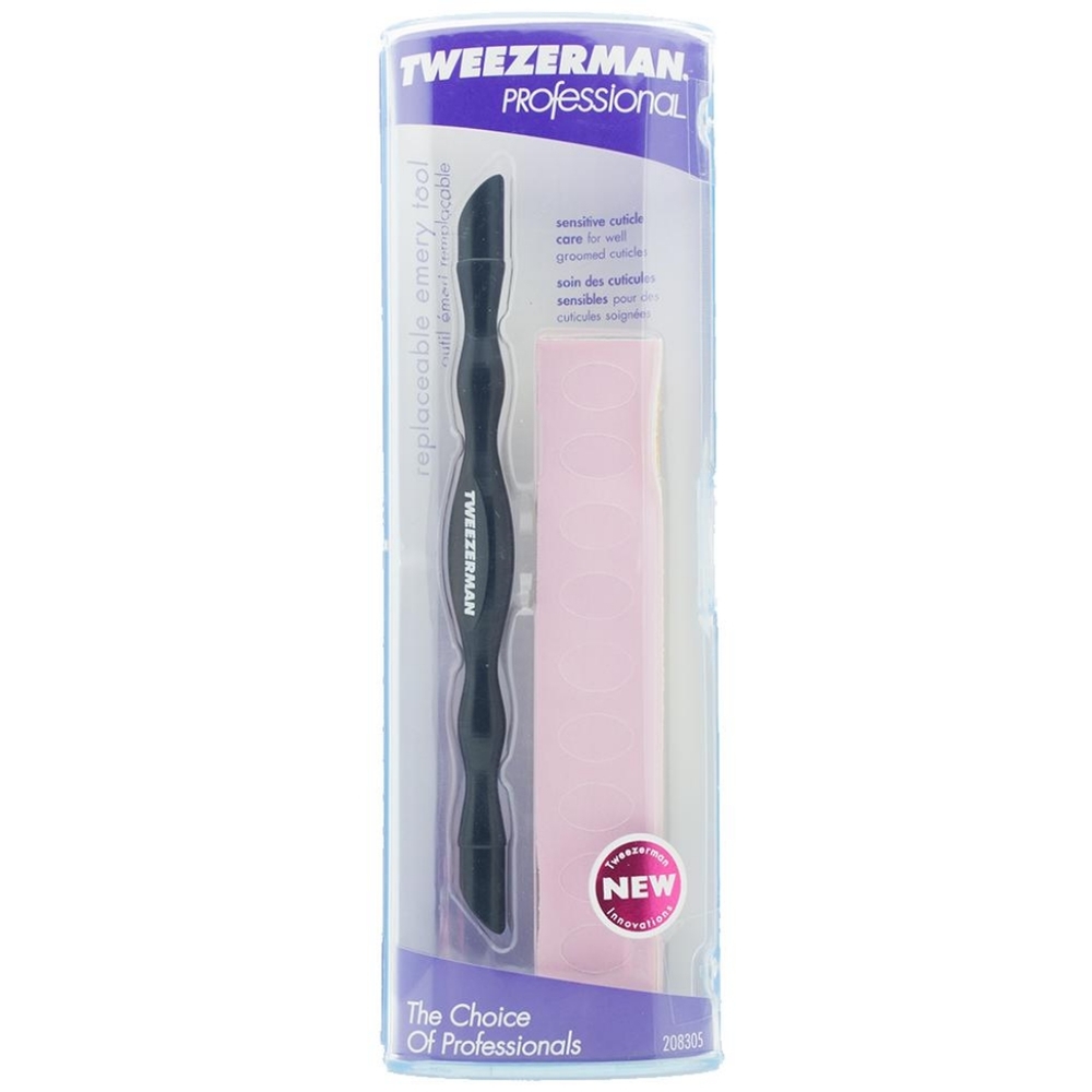 NWT TWEEZERMAN PROFESSIONAL REPLACEABLE EMERY TOOL!